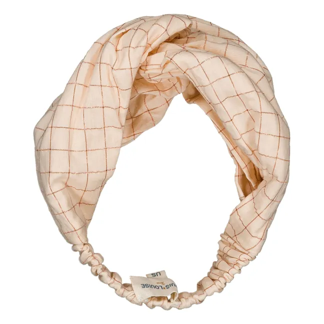 Bandeau Francesca Carreaux | Rose pâle