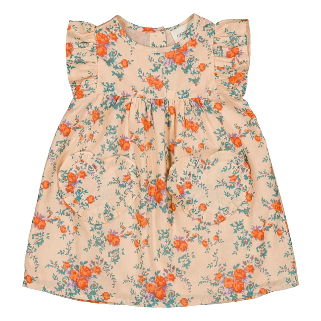 Vestido Ethie Fleurie | Beige rosado
