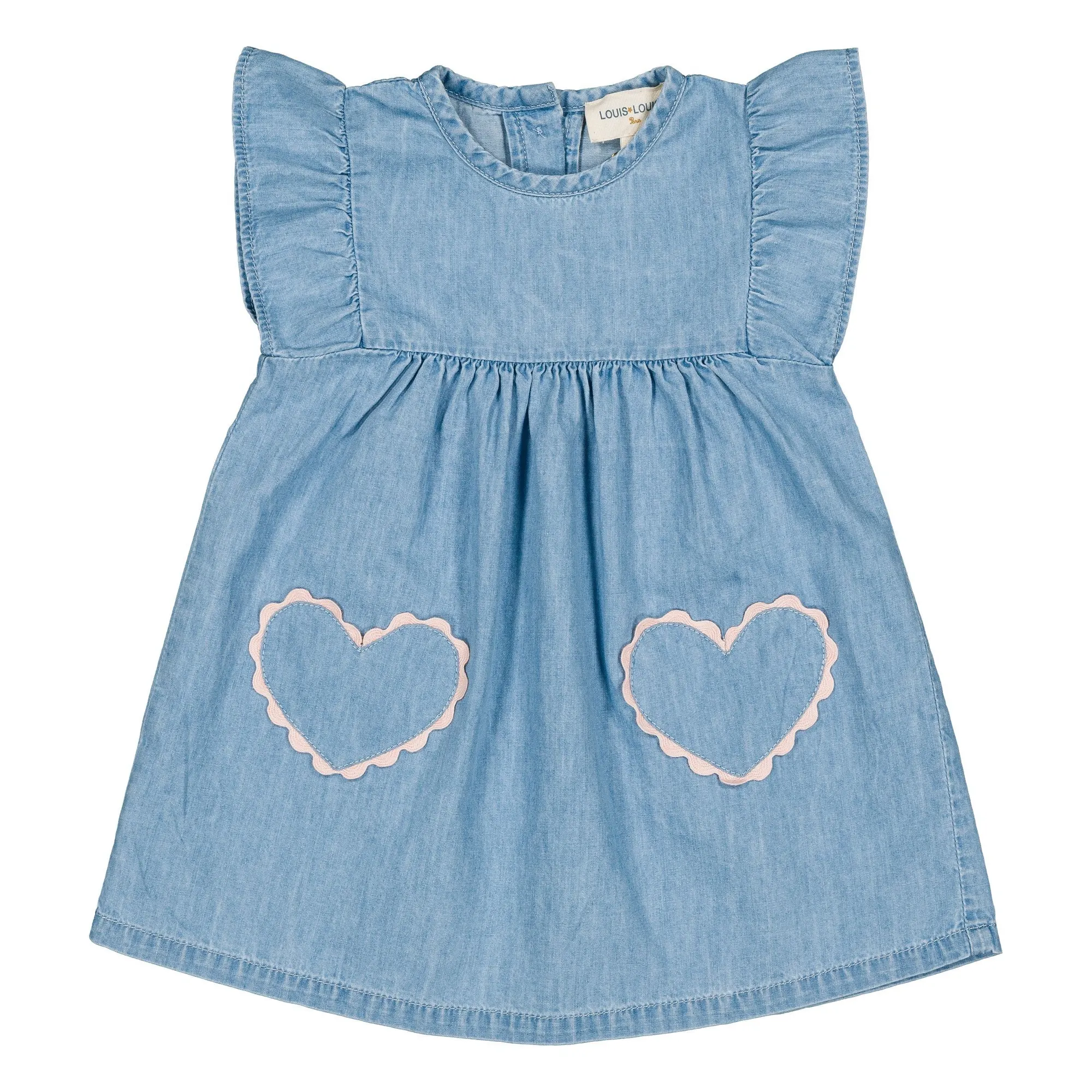 Louis Louise Light Blue Ethie Chambray Dress