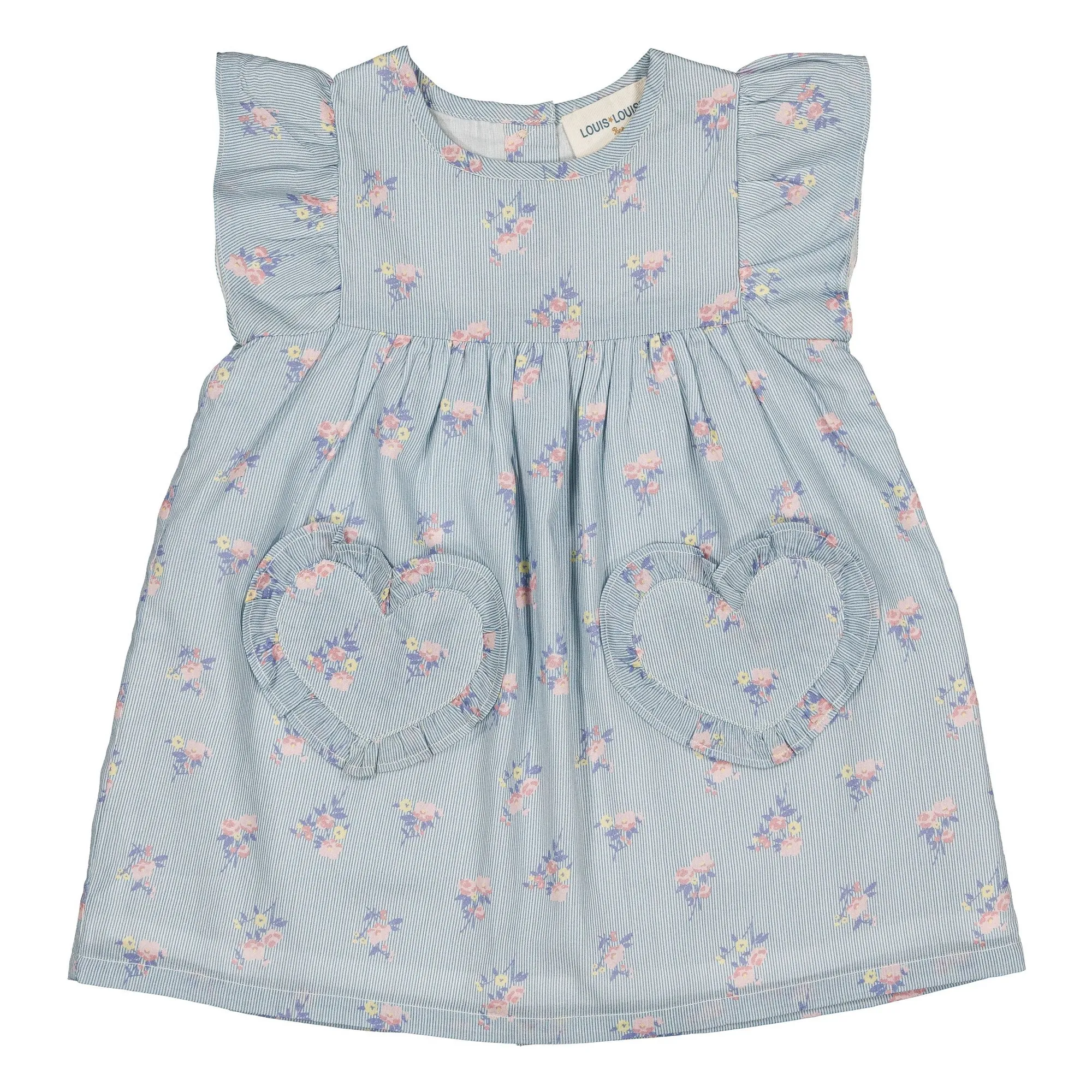 Louis Louise Pale Blue Ethie Bouquets Dress