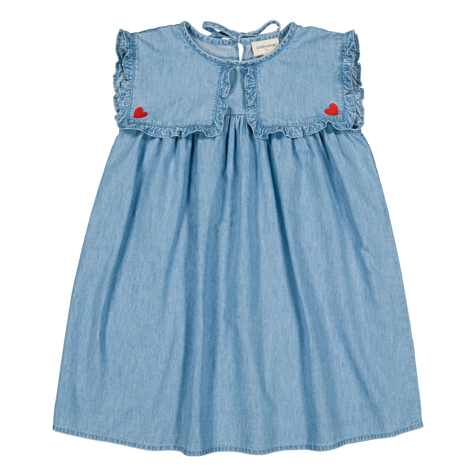 Louis Louise Light Blue Célestine Chambray Dress