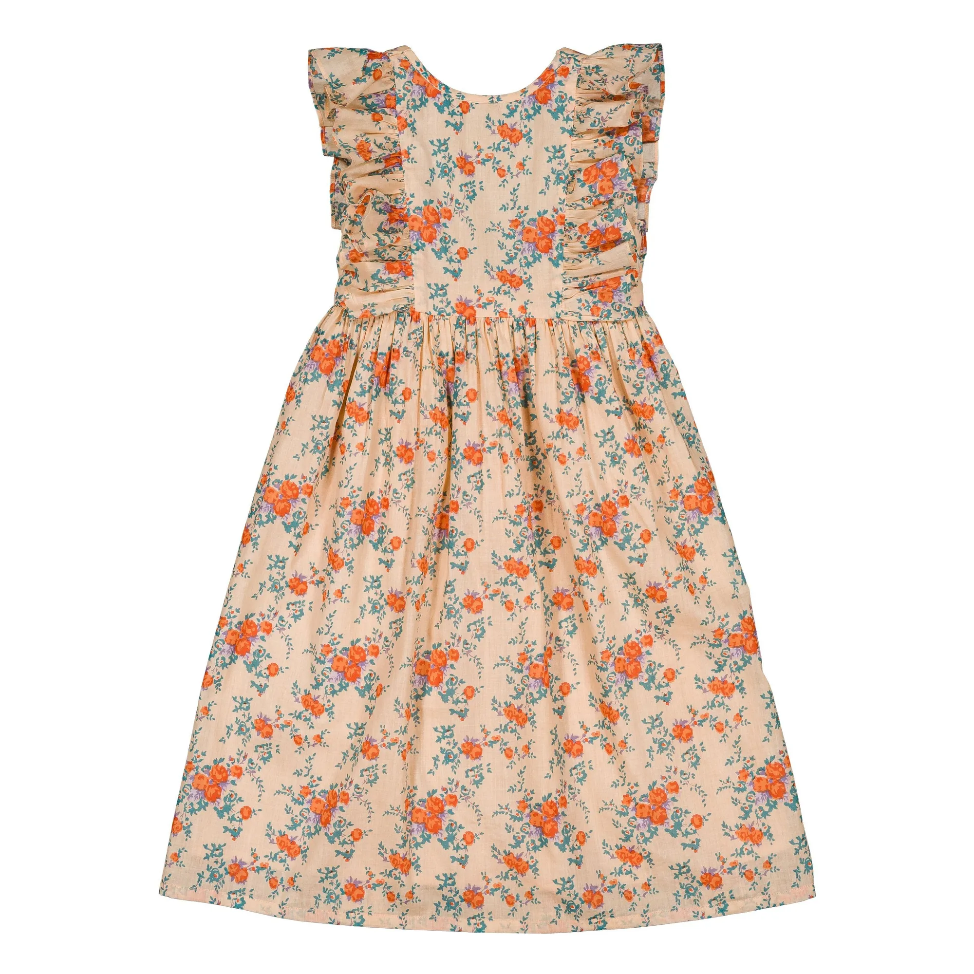 Louis Louise Beige Pink Arlette Fleurie Dress