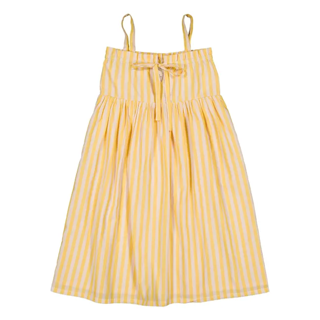 Robe Aimée Rayée | Jaune