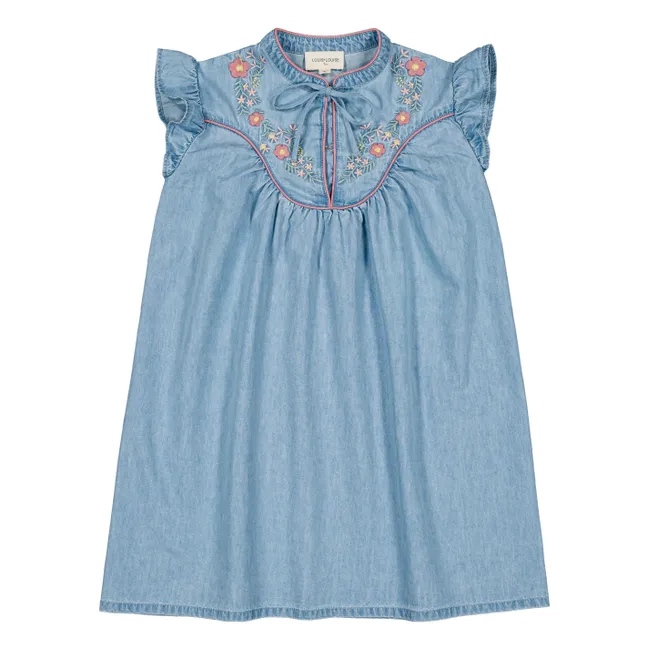 Andrée Chambray dress | Light Blue