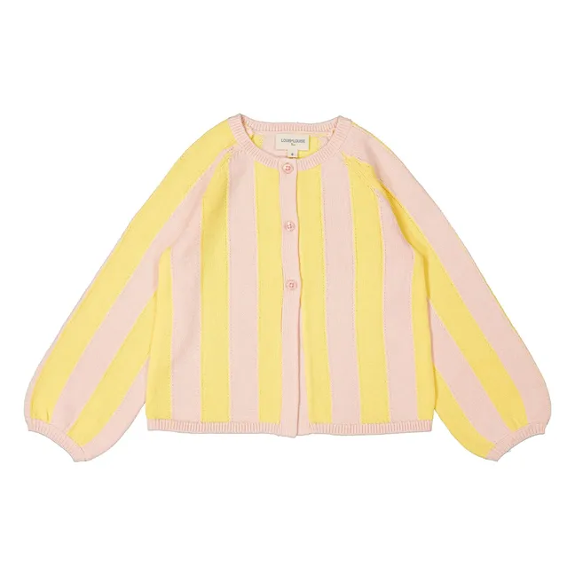 Cardigan Gulsah a righe | Giallo