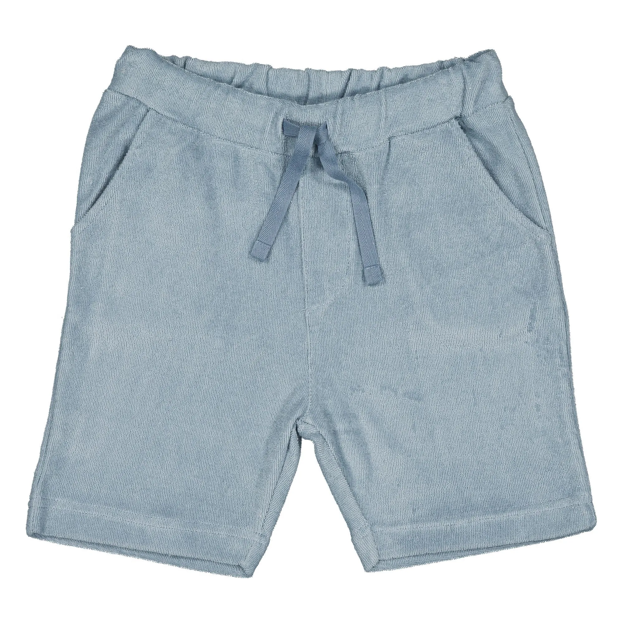 Louis Louise Boys Grey Blue Brooklyn Terrycloth Bermuda Shorts