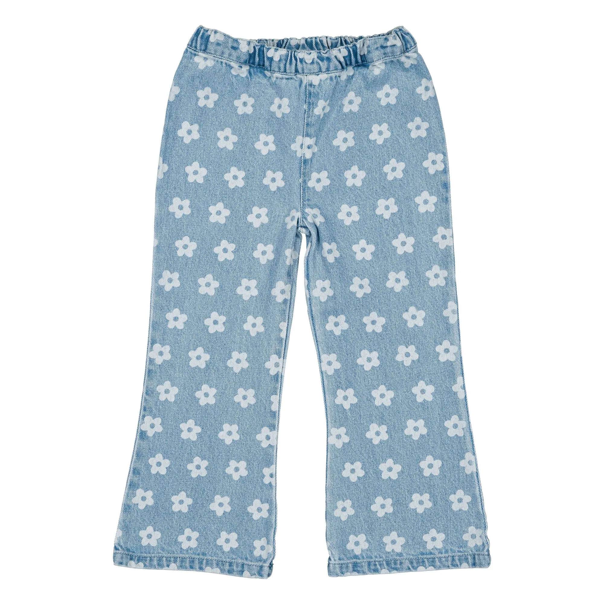 Louis Louise Light Blue Jean Holly Flowers