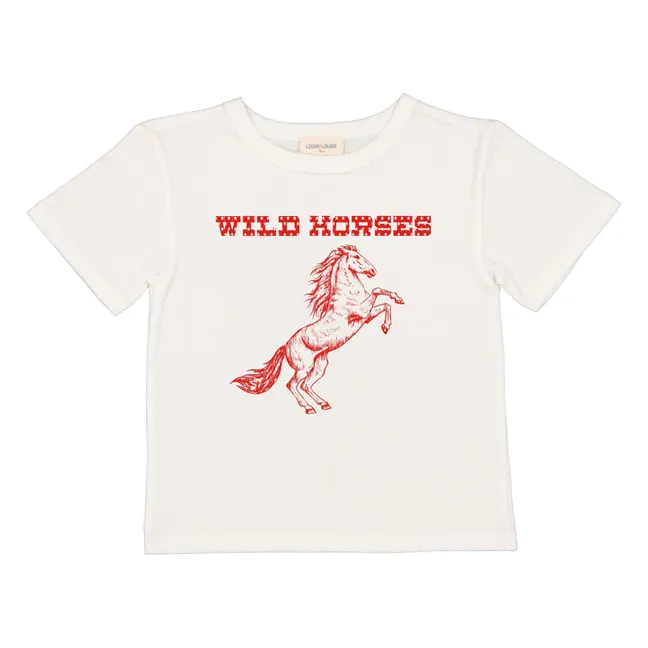 Camiseta Tom Wild Horses | Blanco
