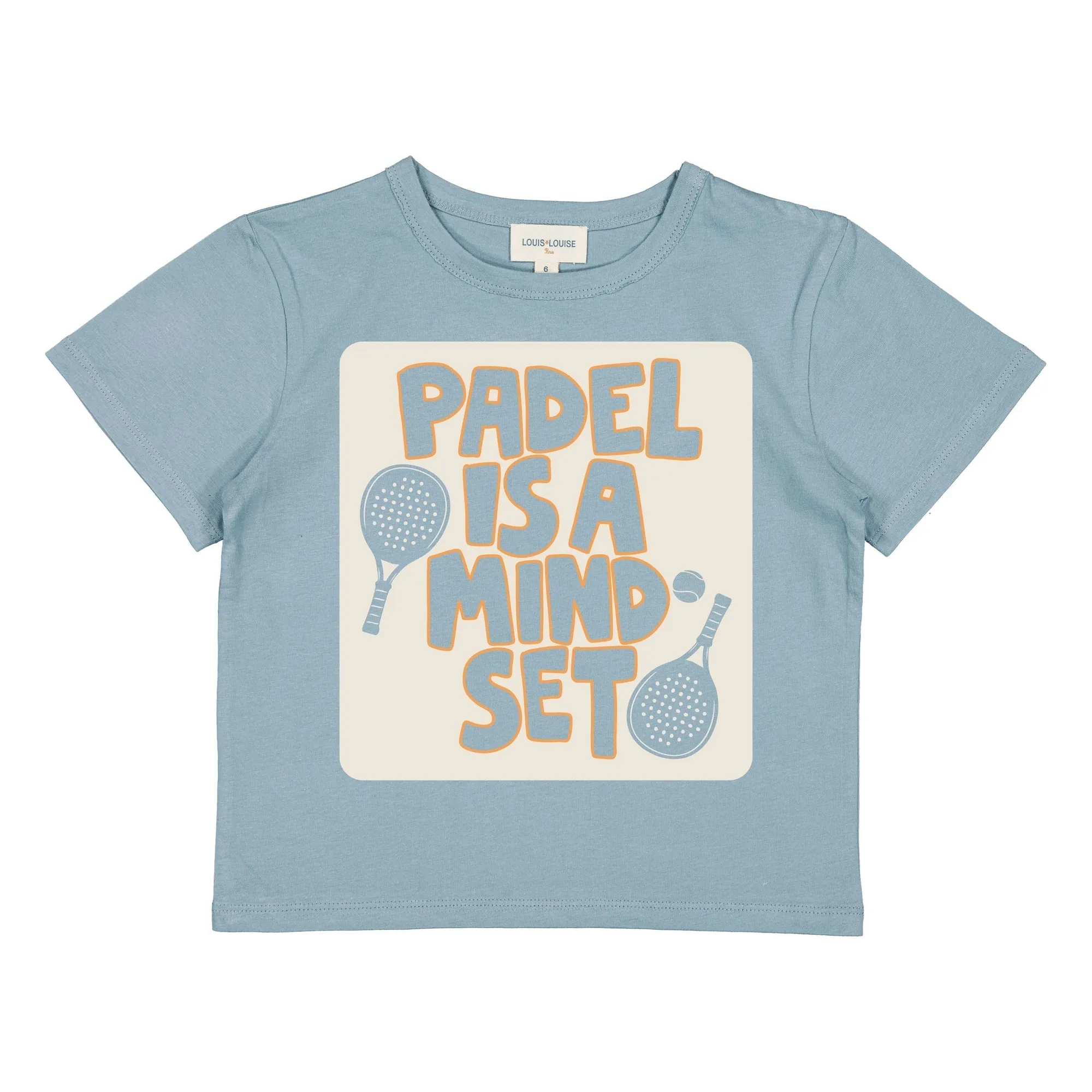 Louis Louise Pale Blue Tom Padel Bébé T-Shirt
