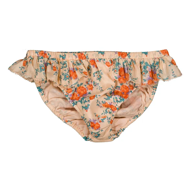 Costume da bagno 2 pezzi Vague Fleuri | Beige rosato