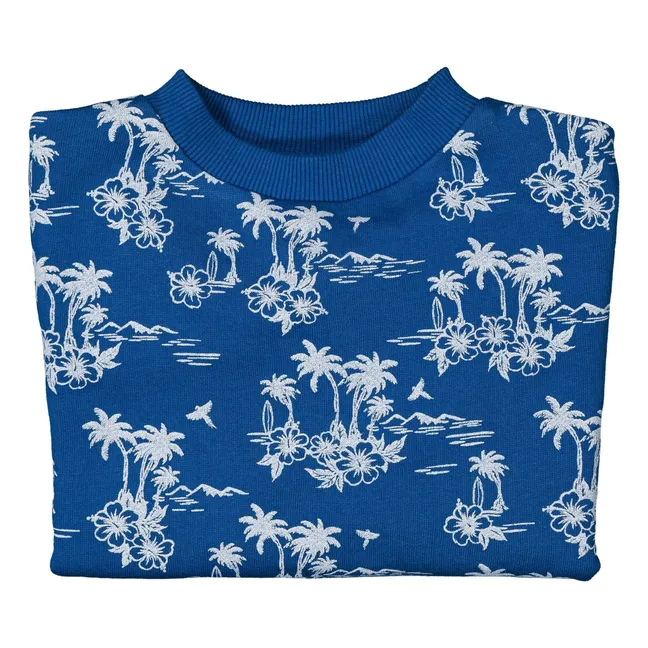Mike Hawaii Molton sweatshirt | Indigo