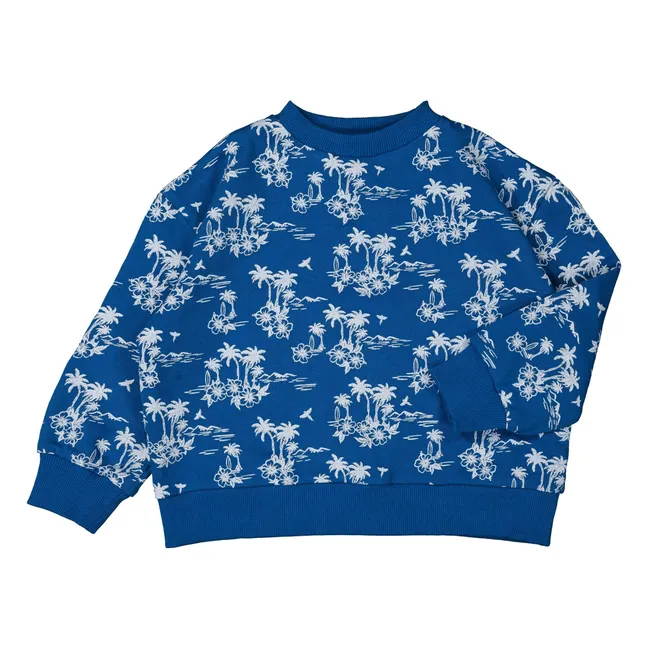 Mike Hawaii Molton sweatshirt | Indigo