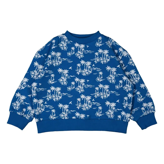 Sweat Mike Hawaï Molleton | Indigo