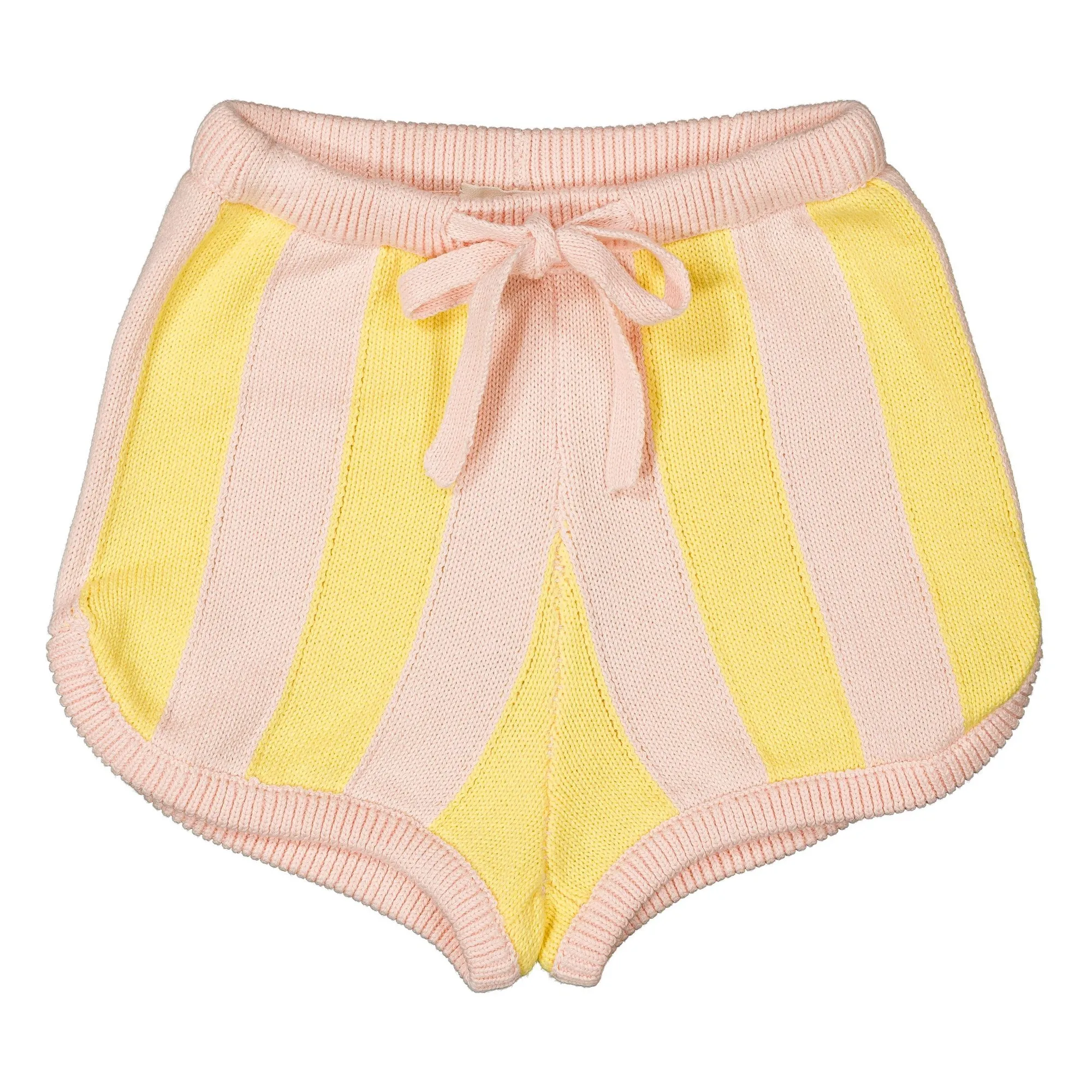 Louis Louise Yellow Striped Iris Shorts