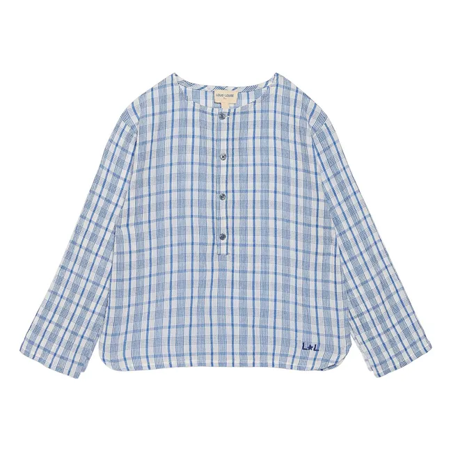 Kurta Zio Carreaux | Blu