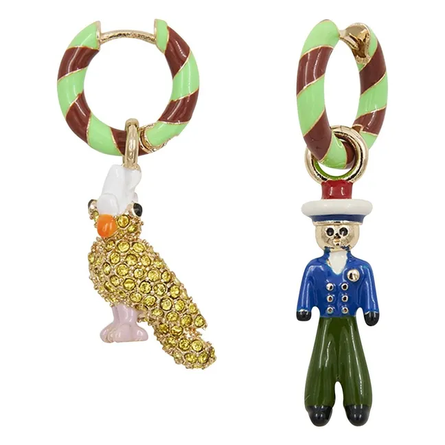 Pendientes Jhally | Verde