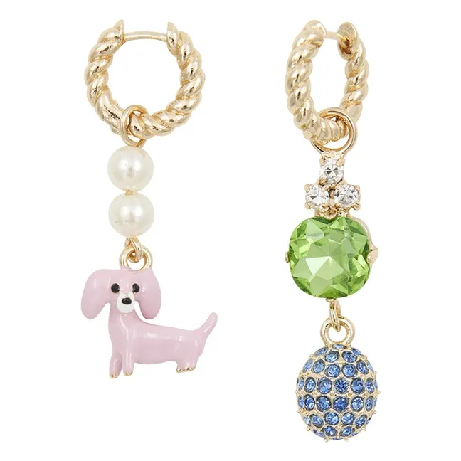 Boucles d'Oreilles Jerod | Rose