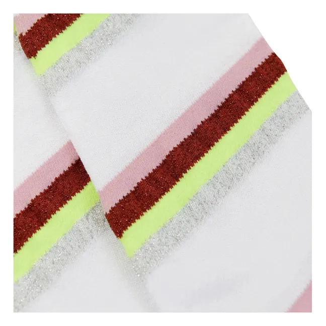 Joyz Socken mit Streifen | Weiß
