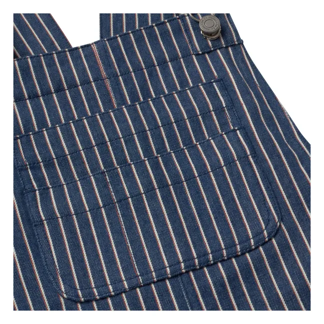Robe Rayures Rafaela Coton Bio | Bleu
