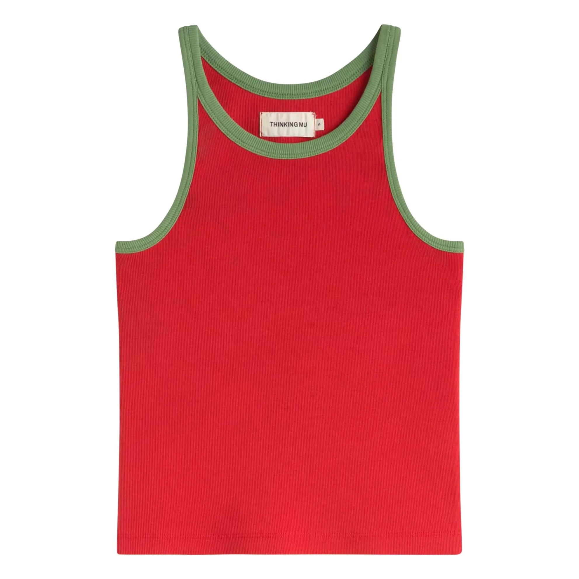 Top Harriet Coton Bio | Rouge- Image produit n°0