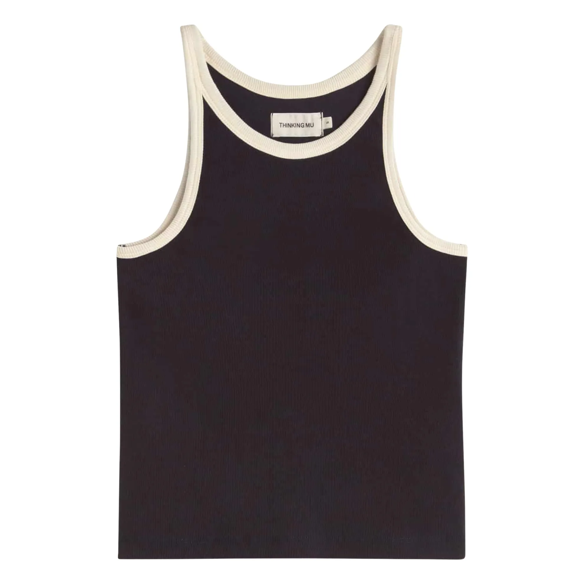 Thinking Mu Navy Blue Harriet Organic Cotton Top
