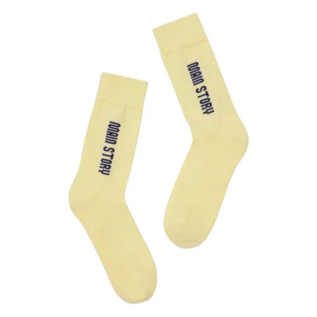 Organic cotton socks | Pale yellow
