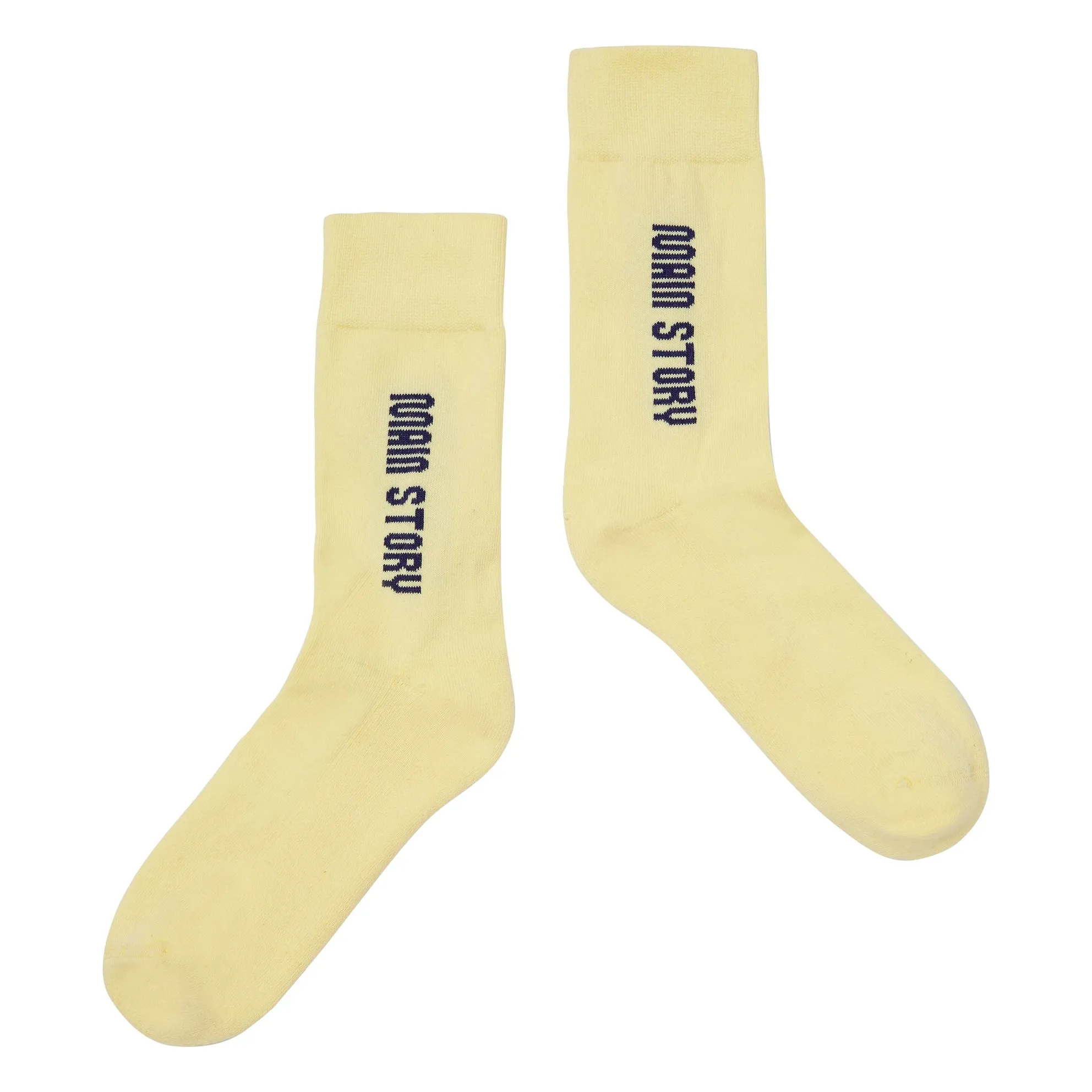 Main Story Pale Yellow Organic Cotton Socks