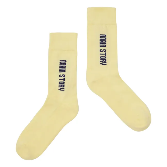Organic cotton socks | Pale yellow