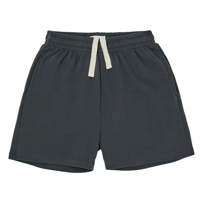 Pantalones cortos Jogger de algodón orgánico | Negro