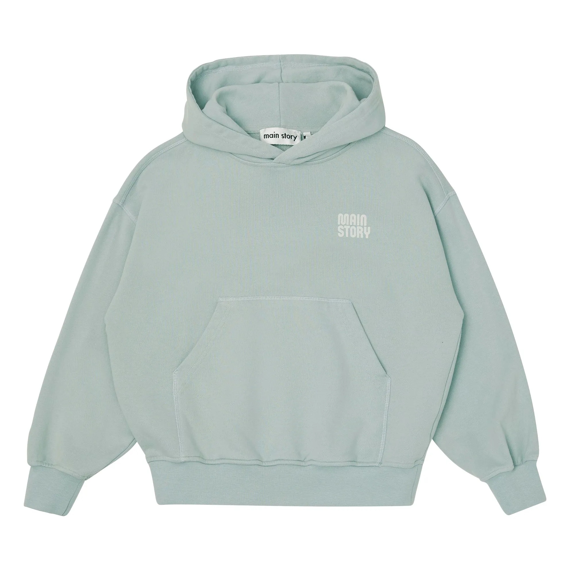 Main Story Light Grey Organic Cotton Hoodie