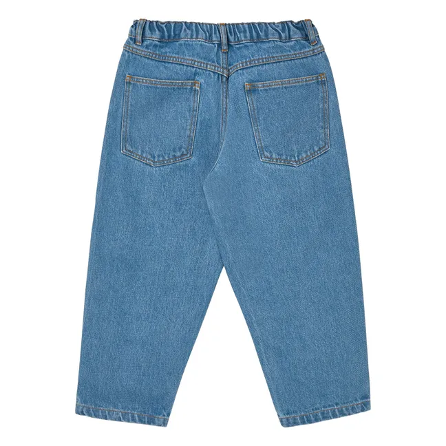 Jean Baggy Coton Bio | Bleu Clair