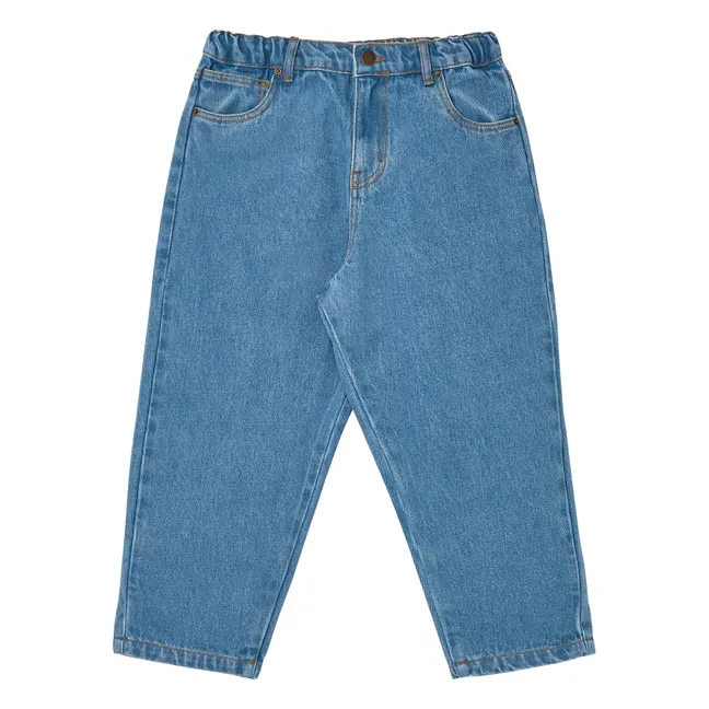 Organic Cotton Baggy Jeans | Light Blue