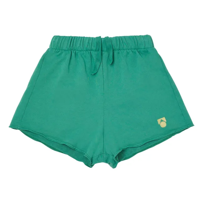 Short Jogger Cut Off Coton Bio | Vert