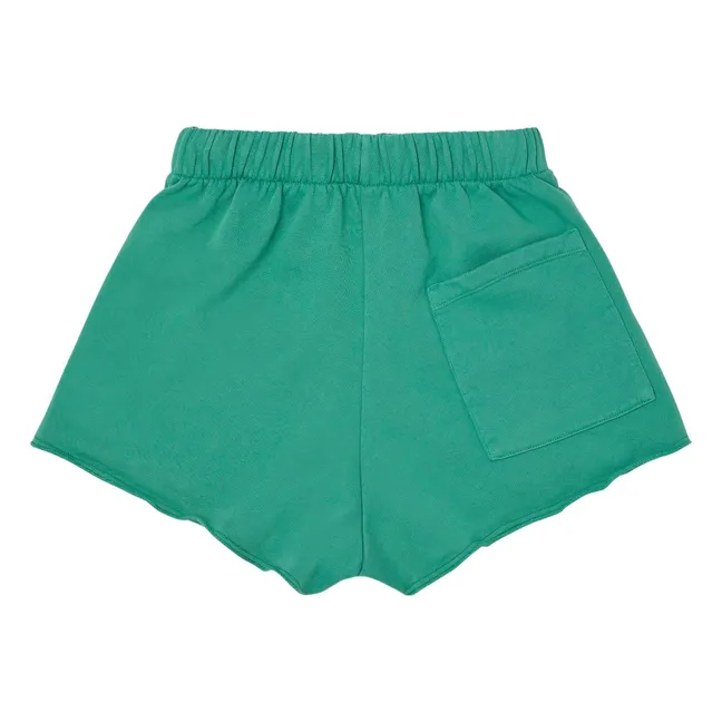 Short Jogger Cut Off Coton Bio | Vert