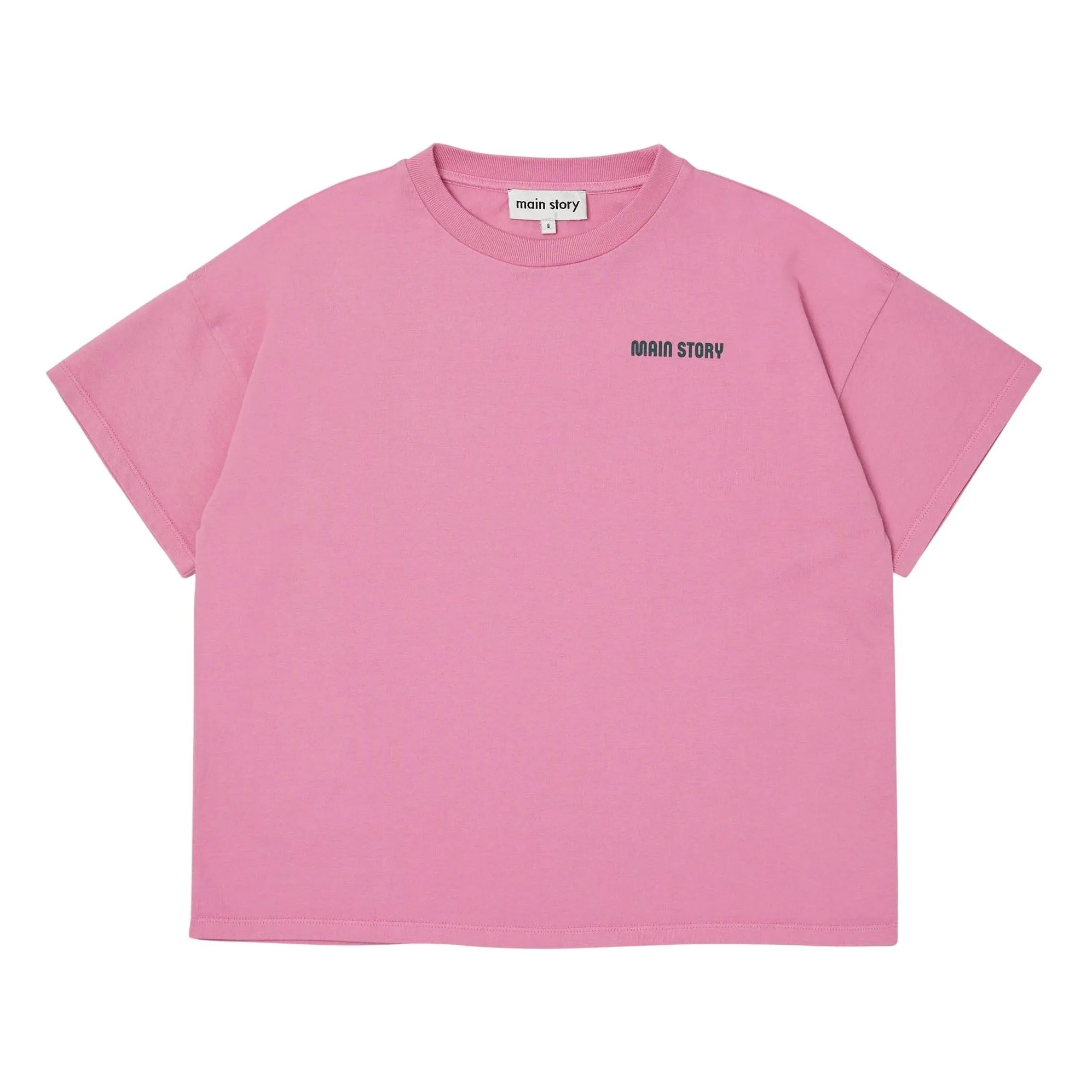 Main Story Pink Oversize Organic Cotton T-Shirt