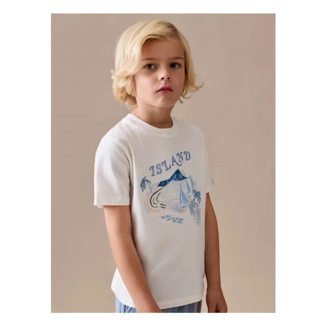 Thibald organic cotton T-shirt | Ecru