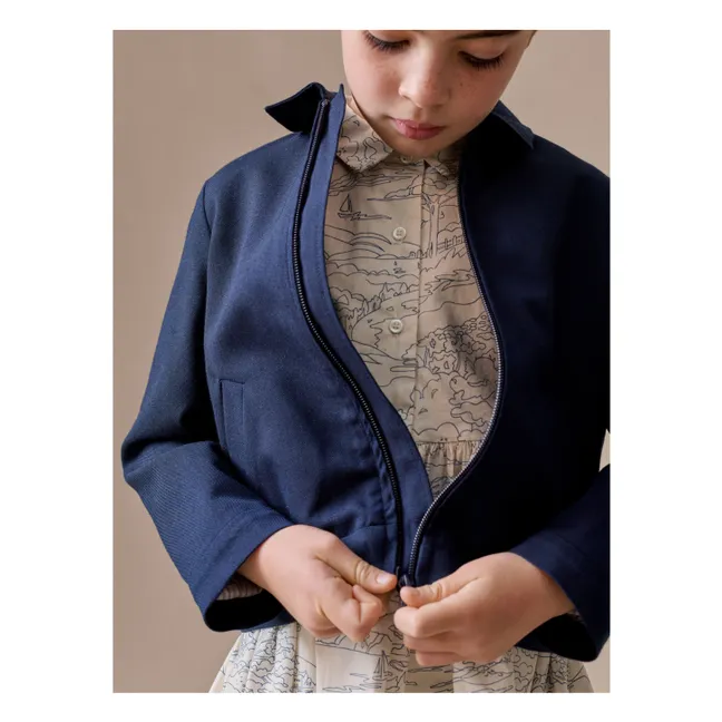 Camisa de algodón orgánico Erian Paysage | Crudo