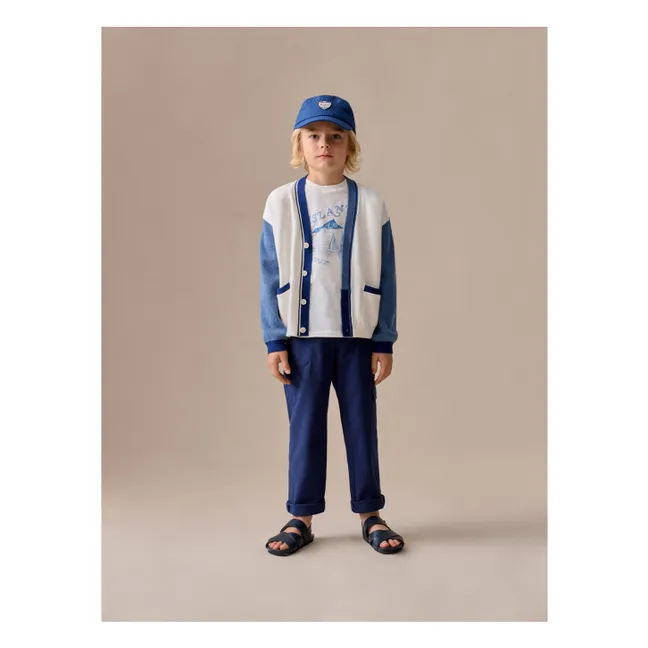 Loris organic cotton cardigan | Ecru