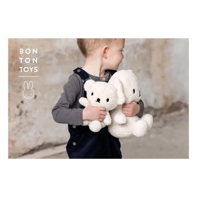 MIFFY - Peluche Boris en bouclette | Crème