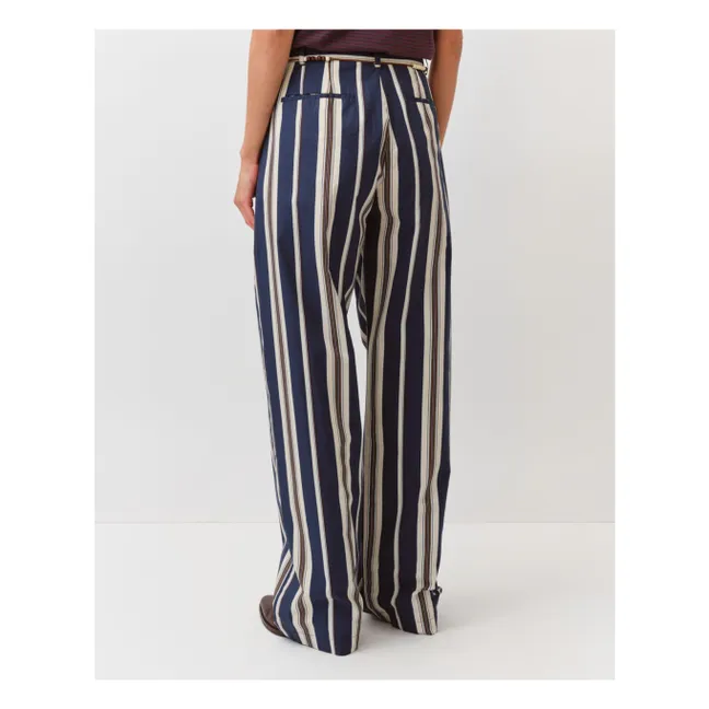 Pantalon Rayures Pimao | Bleu marine