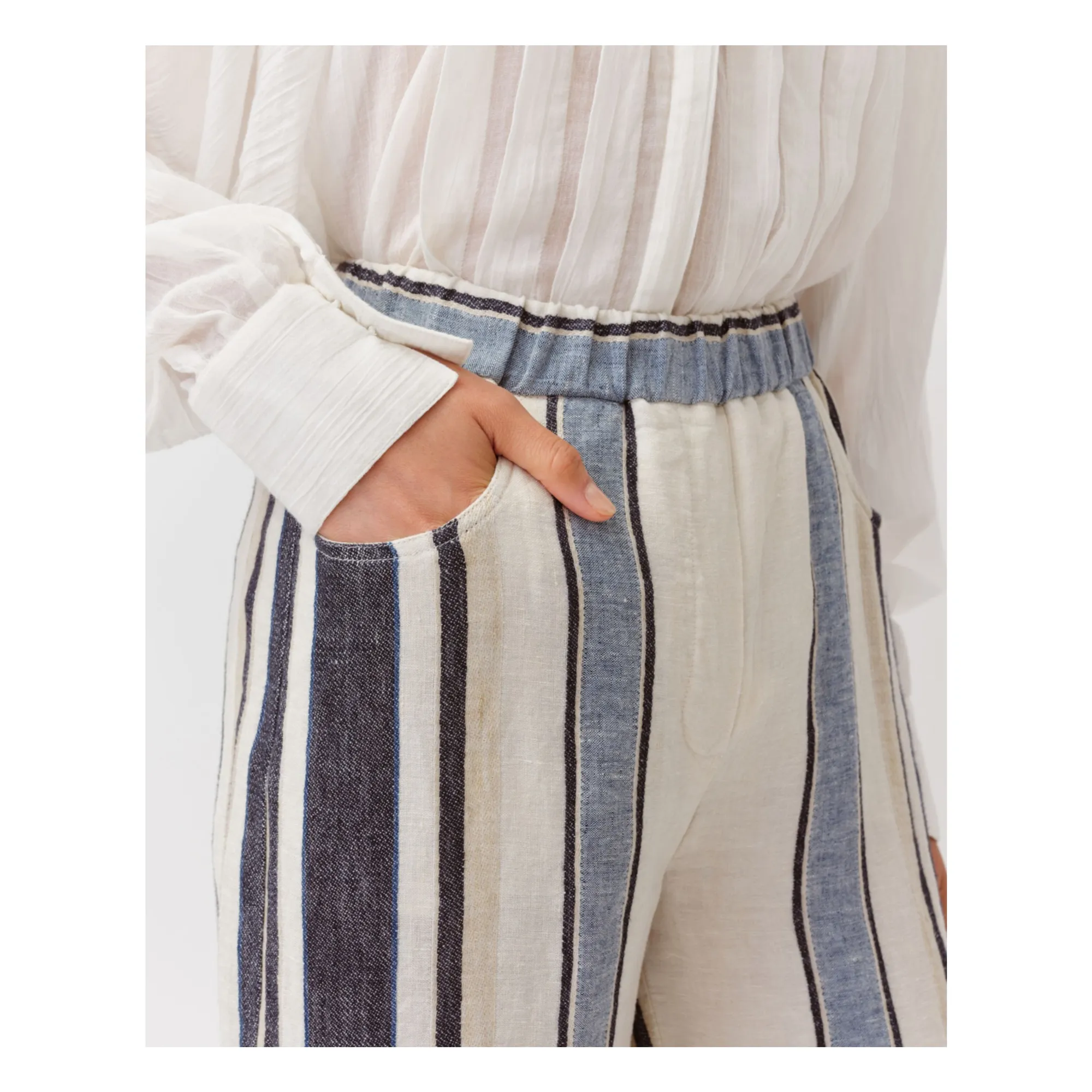 Pantalon Pindo | Ecru- Image produit n°3