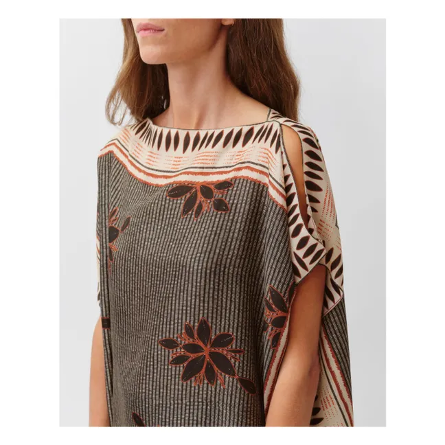 Tafeo Silk Top | Ecru