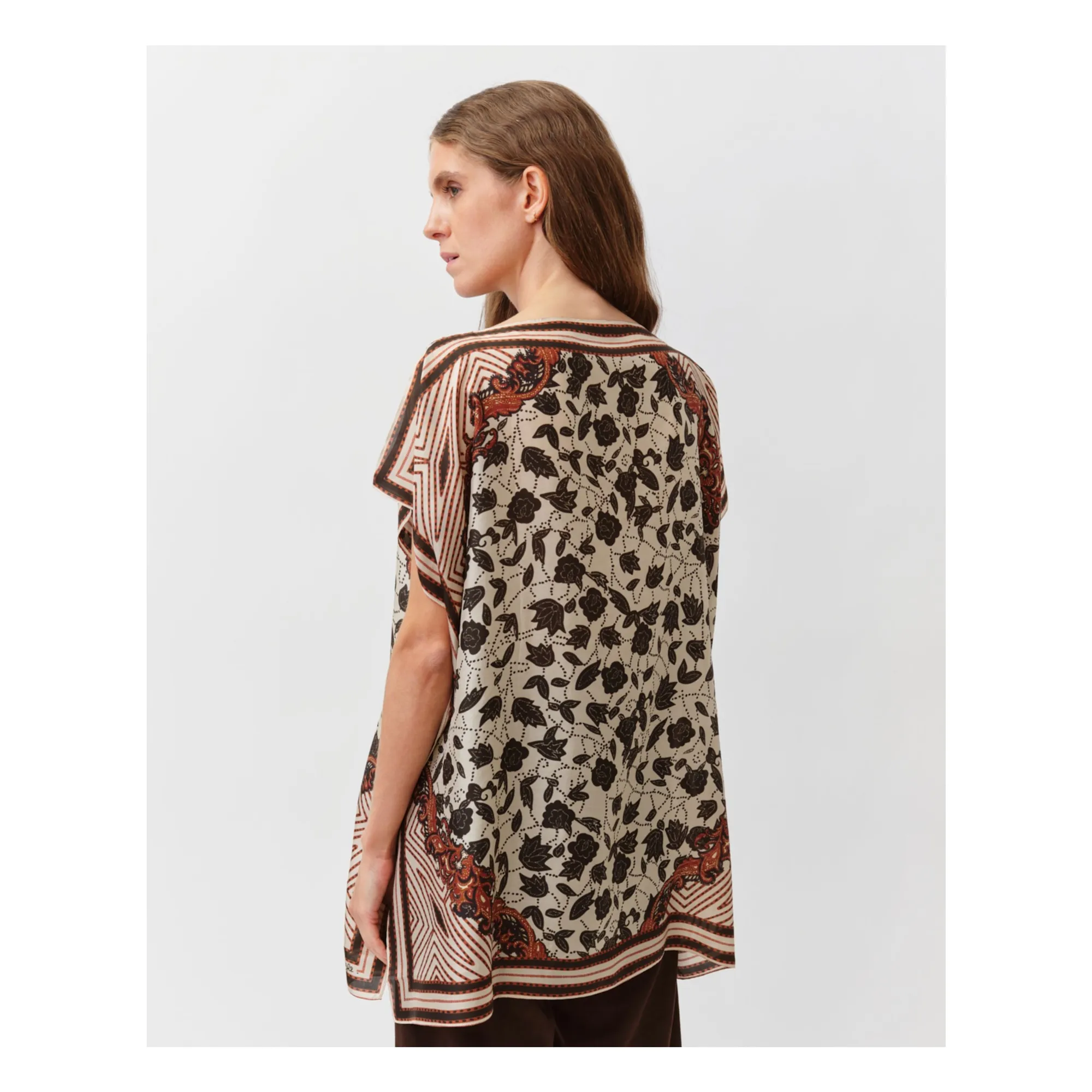 Top Tafeo Soie | Terre- Image produit n°2