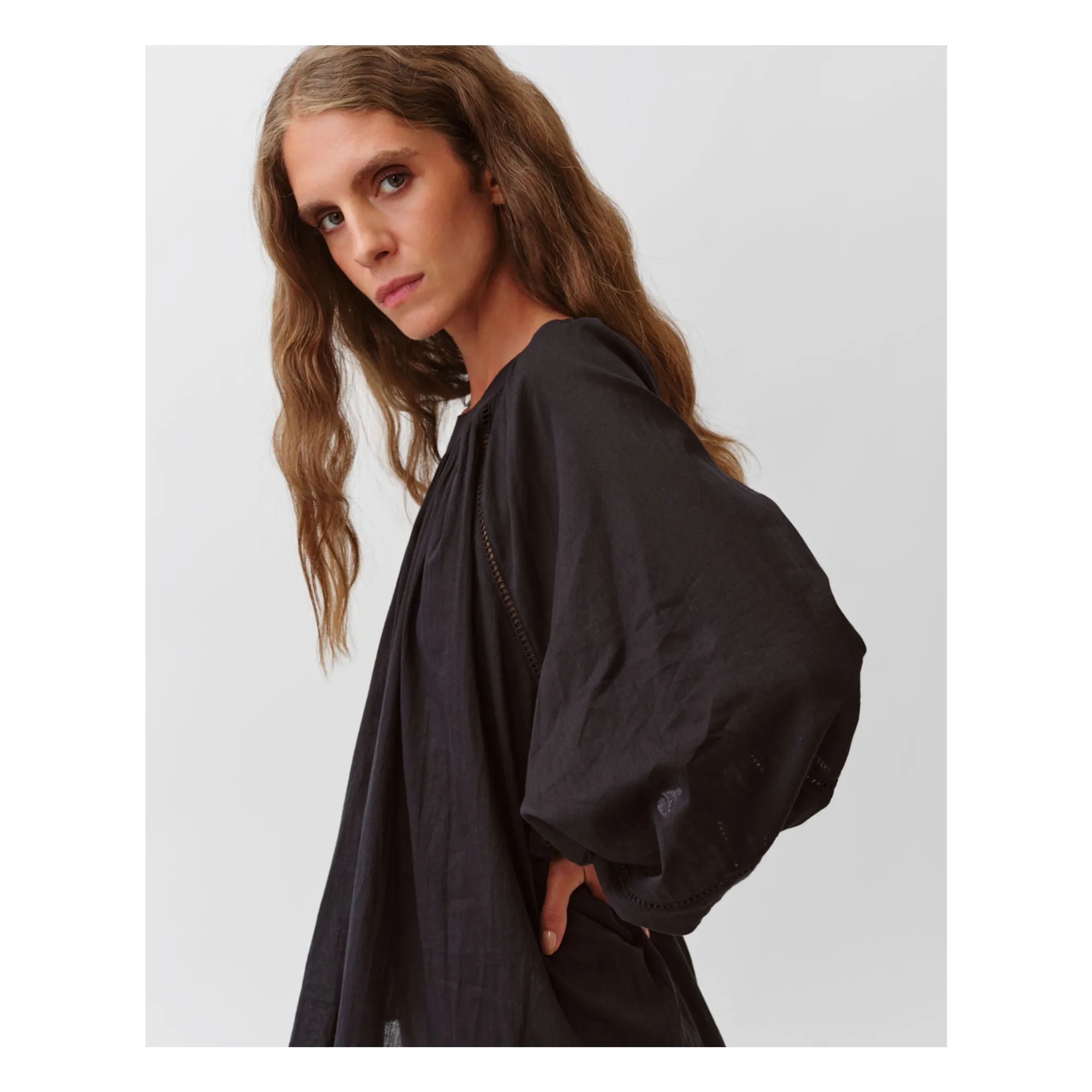 Blouse Tazao | Noir- Image produit n°3