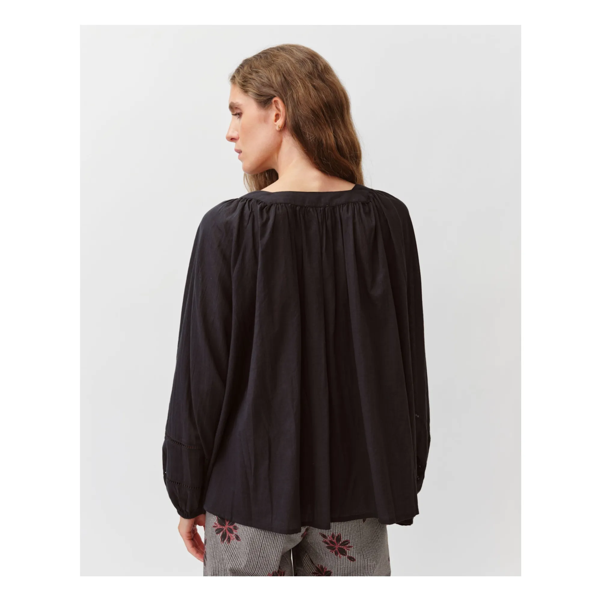 Blouse Tazao | Noir- Image produit n°2