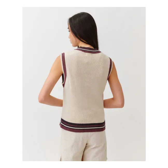 Gifao Cotton Vest | Ecru