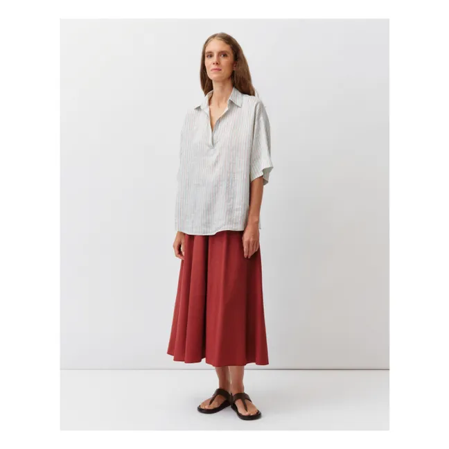 Tifana shirt | Brick red