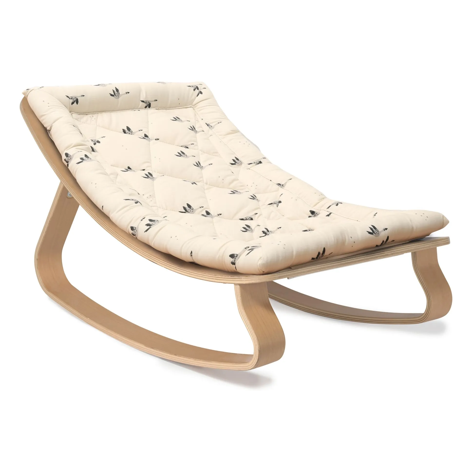 Charlie Crane Ecru Levo Beech Armchair - X Rose In April
