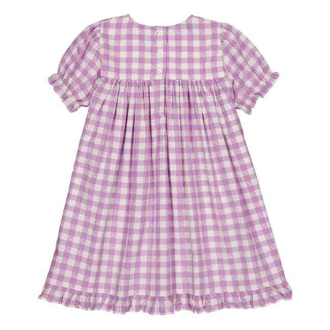 Robe Louisette Vichy | Lavande