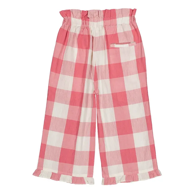 Lizzy Carreaux Pants | Pink